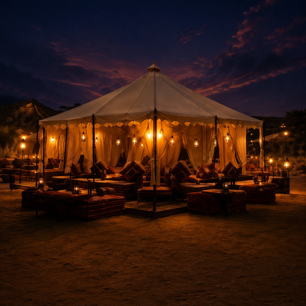 Luxury desert camps in Thar Desert