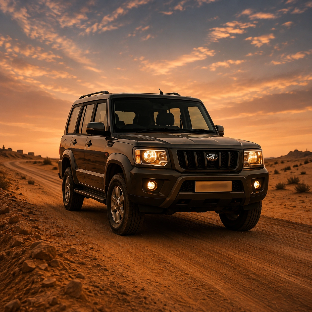 Jeep safari in the dunes