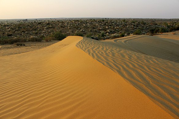 Khuri sand dunes near Jaisalmer