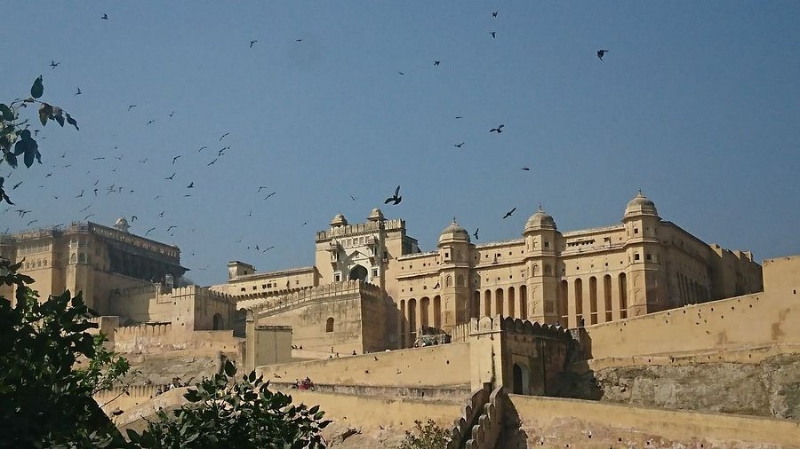 Khaba Fort overlooking the Kuldhara valley